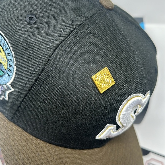 Capsule Hats Seattle Mariners Black/Brown/Lavender Fitted Hat Size 7 3/8 - Picture 9 of 9